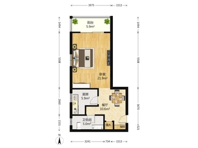 青岛国际花园 低总价带装修二手房，厨卫设施一应俱全
