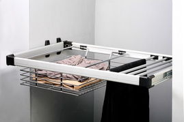 佛山铭鼎金属制品公司 衣柜裤架拉篮产品大图与厨卫具解决方案